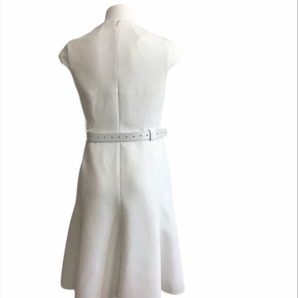 Karen Millen Belted Fit And Flare Dress New With Defect Size 8 - Picture 5 of 16